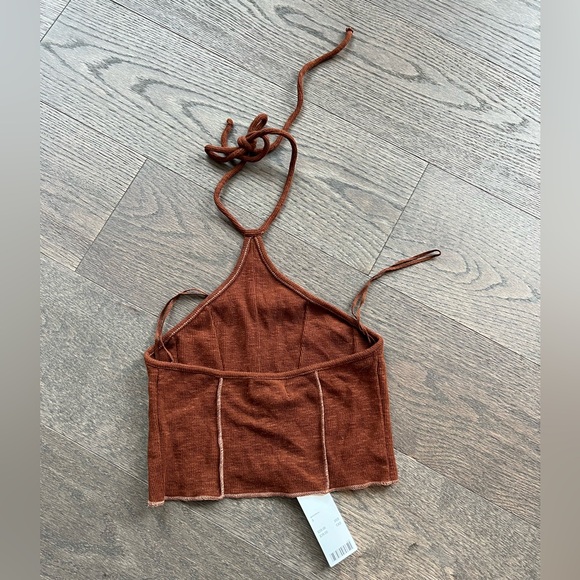 Urban outfitters brown halter top - Picture 2 of 2